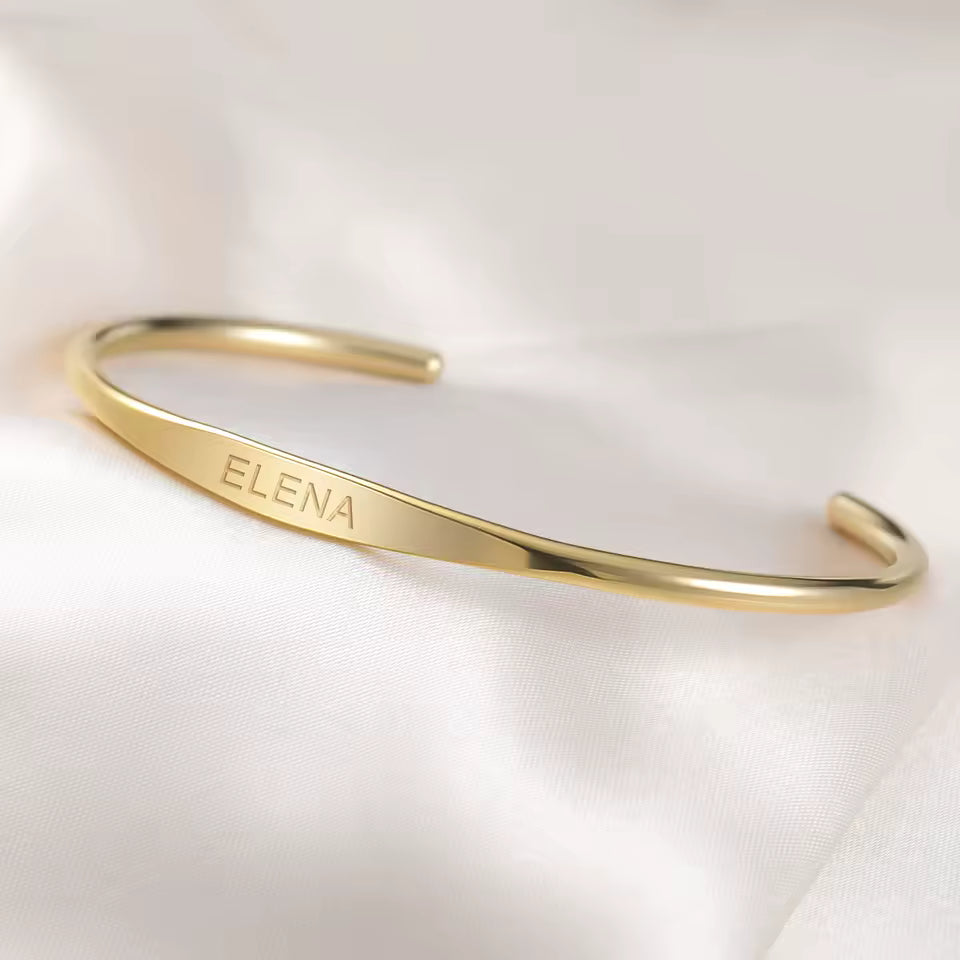 Custom Engraved Cuff Bracelet