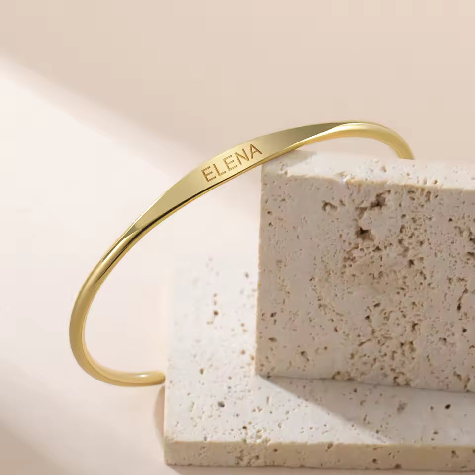 Custom Engraved Cuff Bracelet