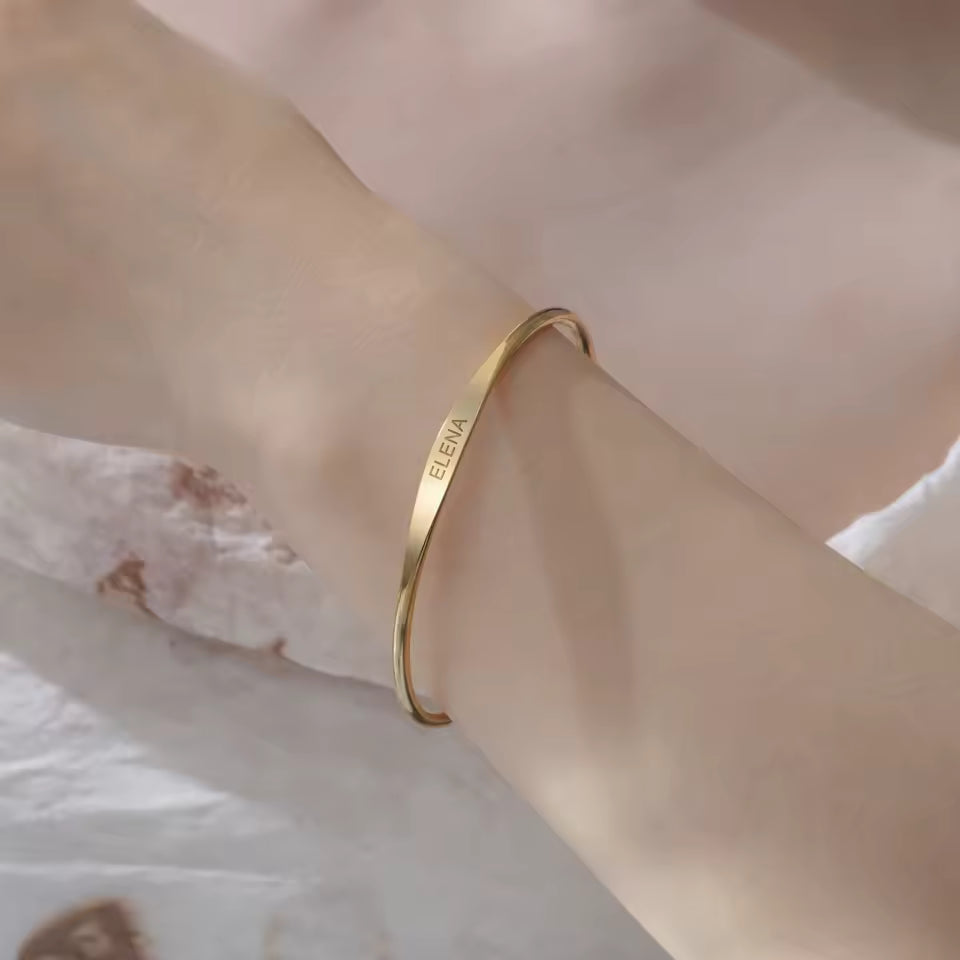 Custom Engraved Cuff Bracelet
