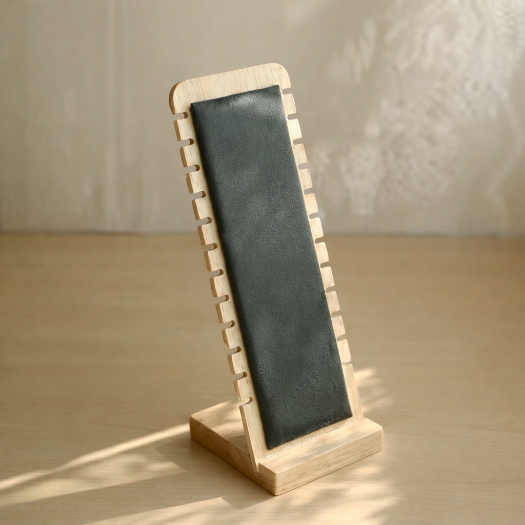 Wooden Jewelry Tower – Professional Countertop Display Rack