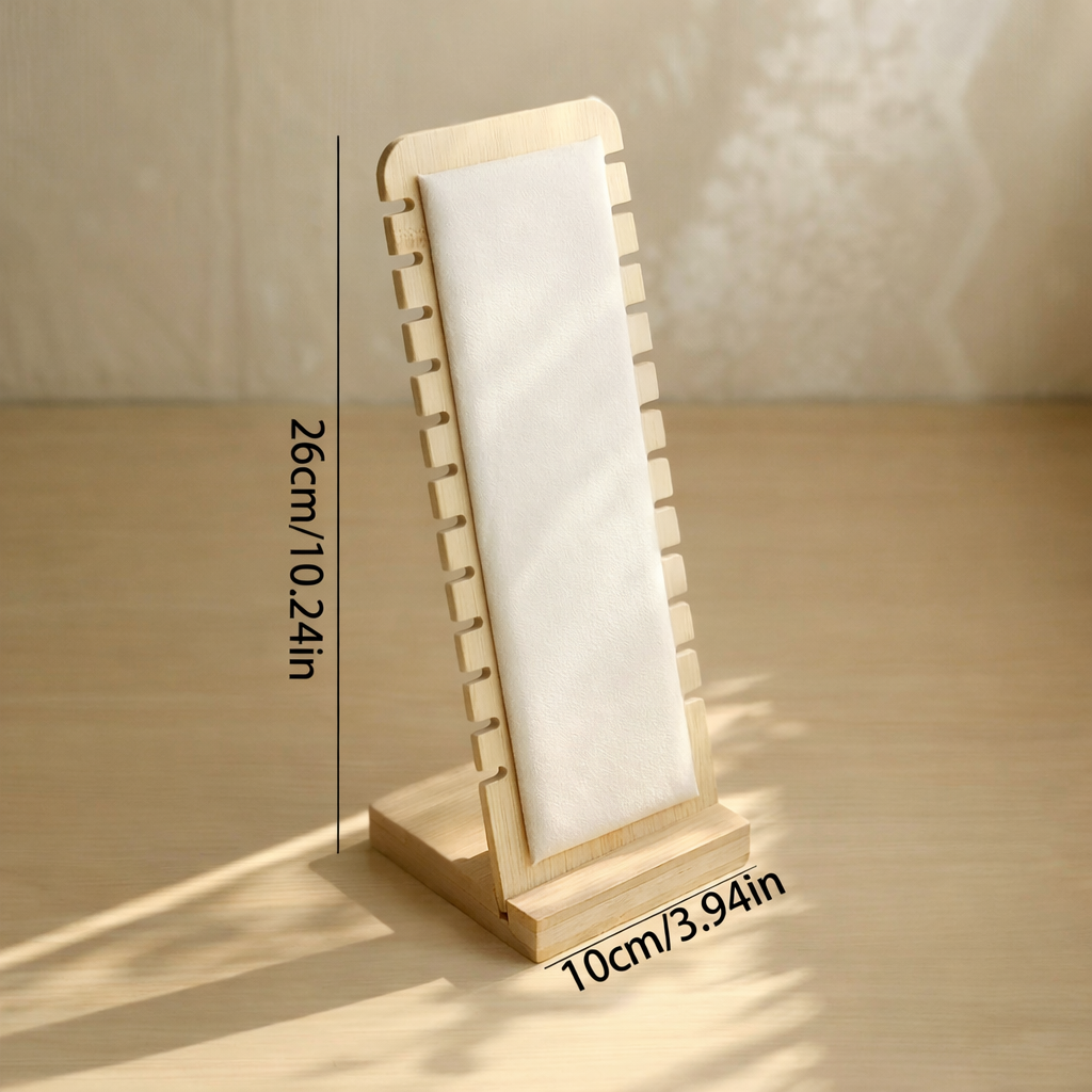 Wooden Jewelry Tower – Professional Countertop Display Rack