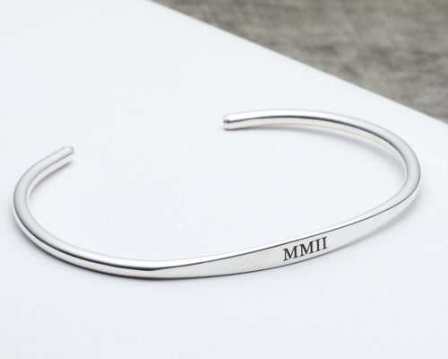 Custom Engraved Cuff Bracelet